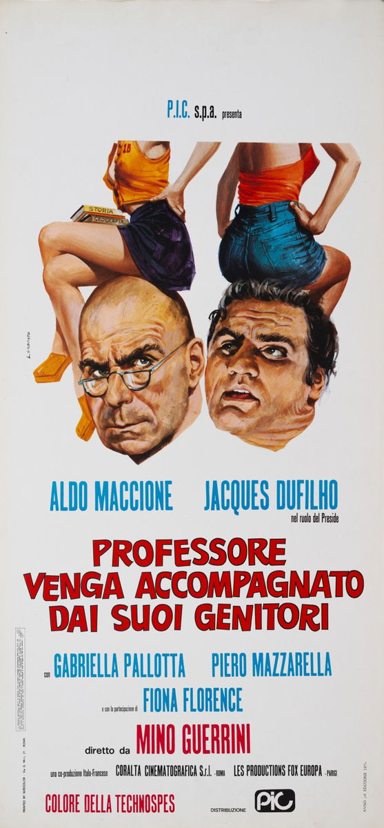 Professore venga accompagnato dai suoi genitori - Lobby Card 1