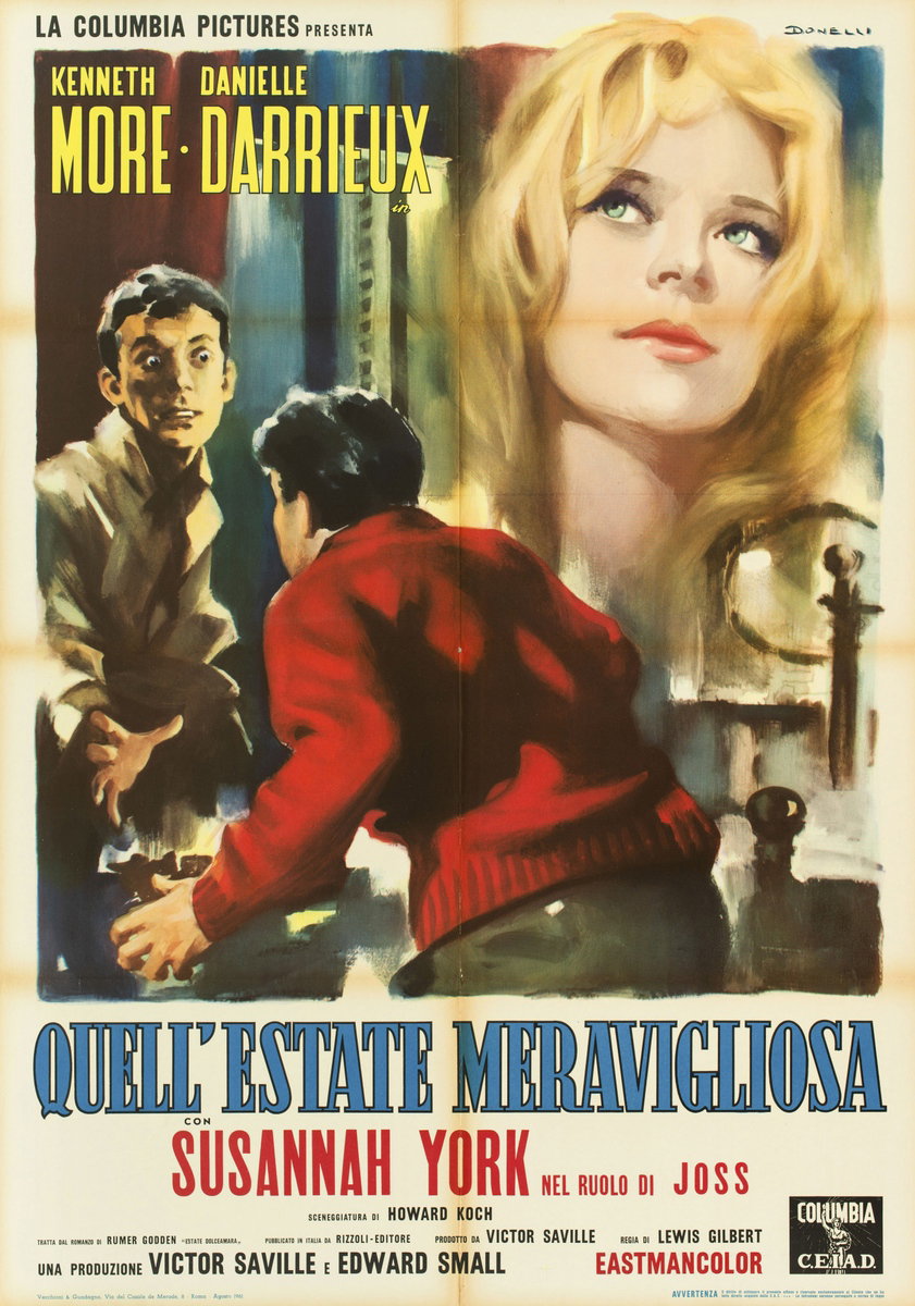 Manifesto 2 per il film Quell'estate meravigliosa (1961), dipinto da Donelli