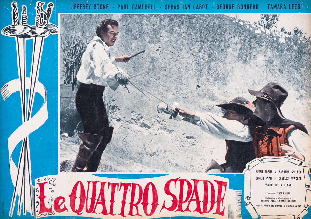 Fotobusta 3 per il film Le quattro spade (1957)