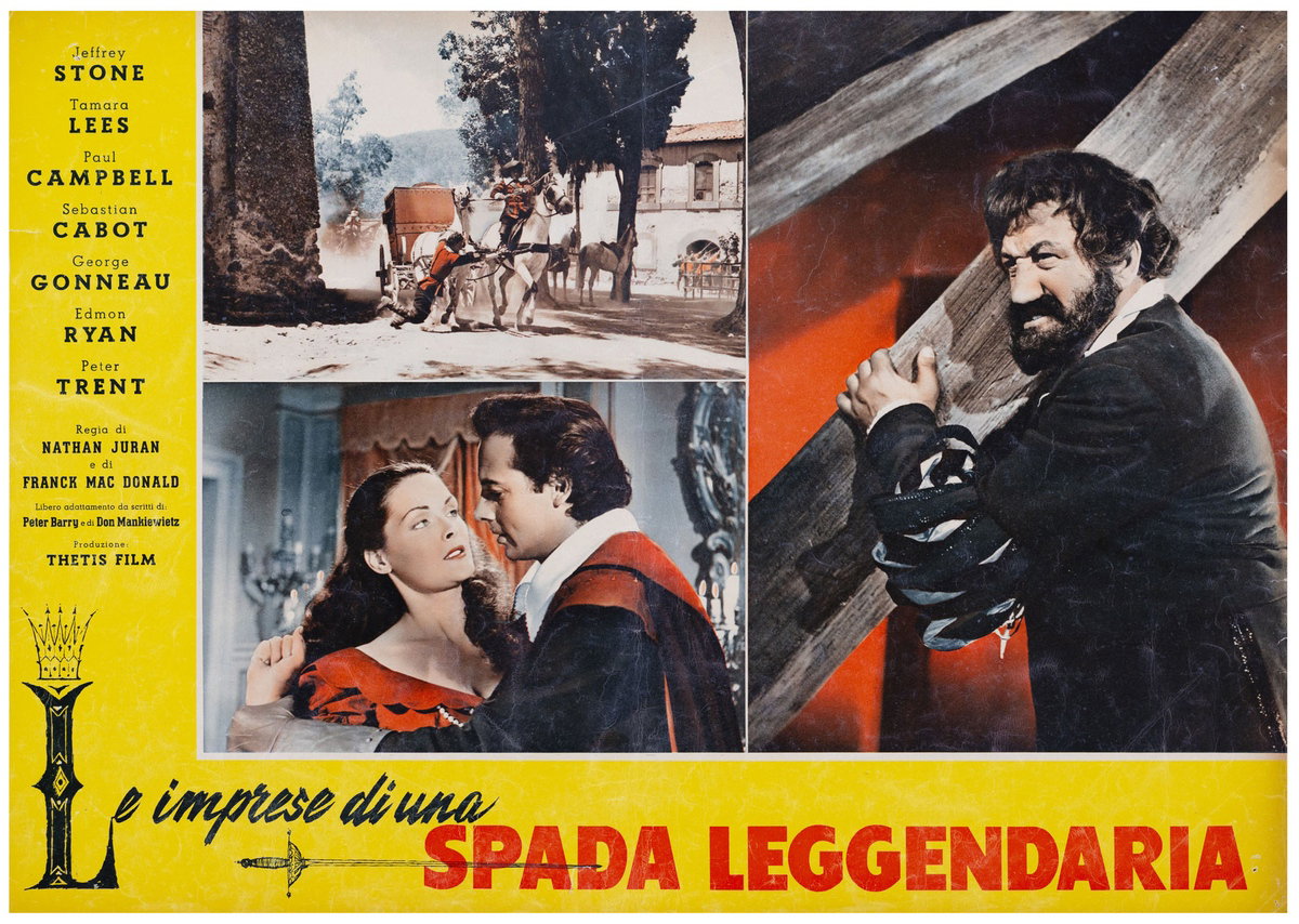 Fotobusta 2 per il film Le quattro spade (1957)