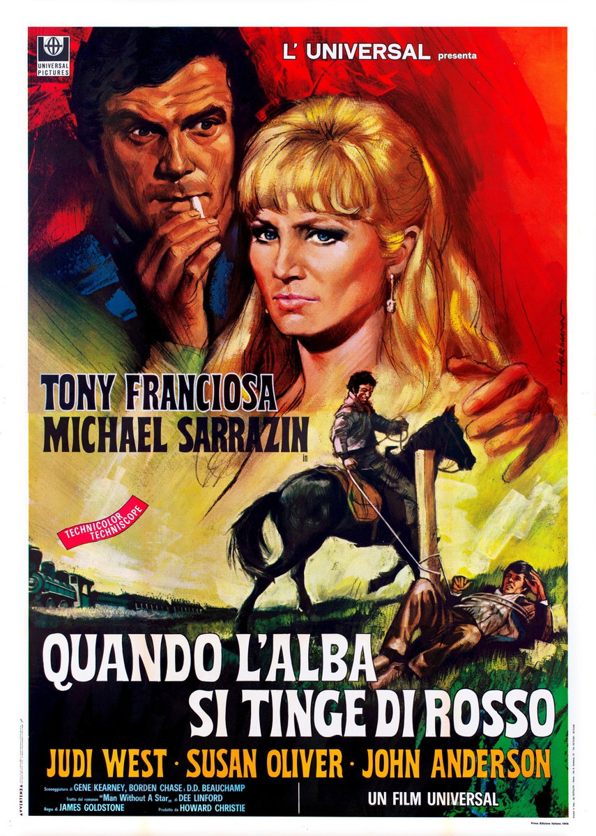 Manifesto 2 per il film Quando l'alba si tinge di rosso (1968)