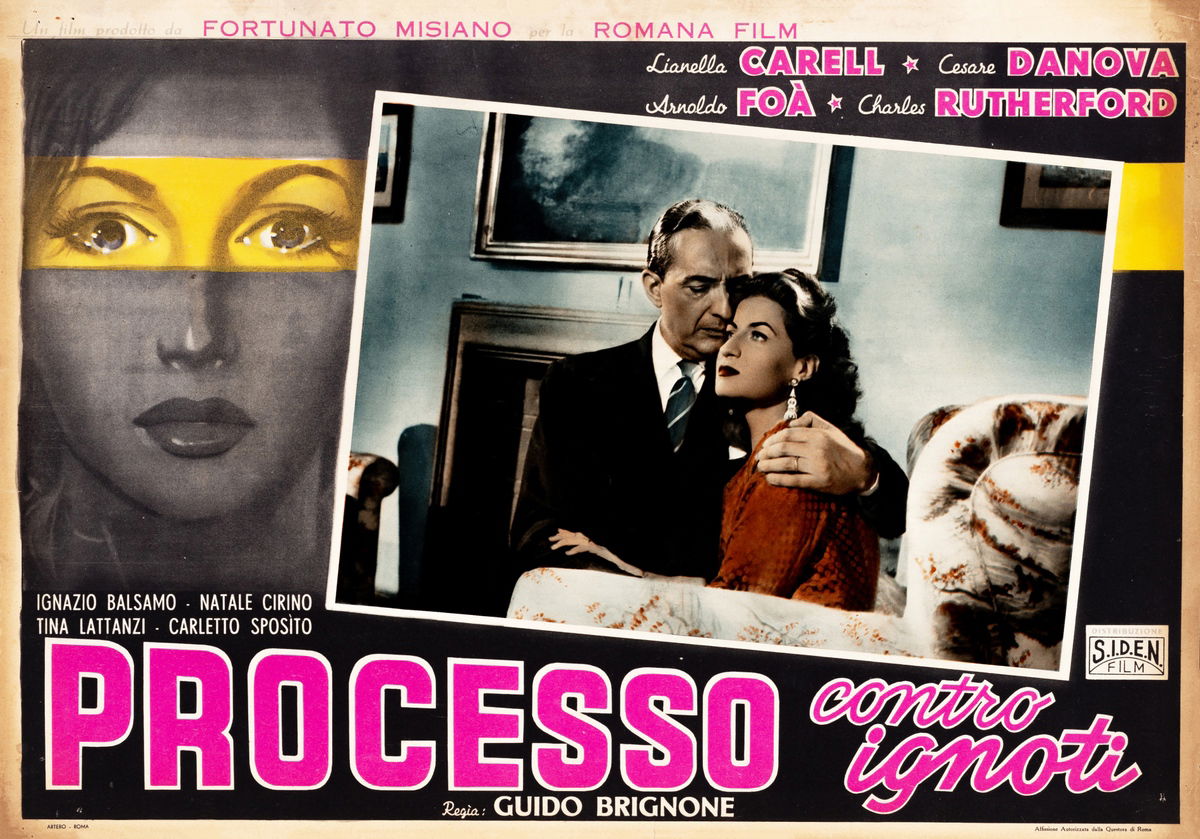 Processo contro ignoti - Fotobusta 1