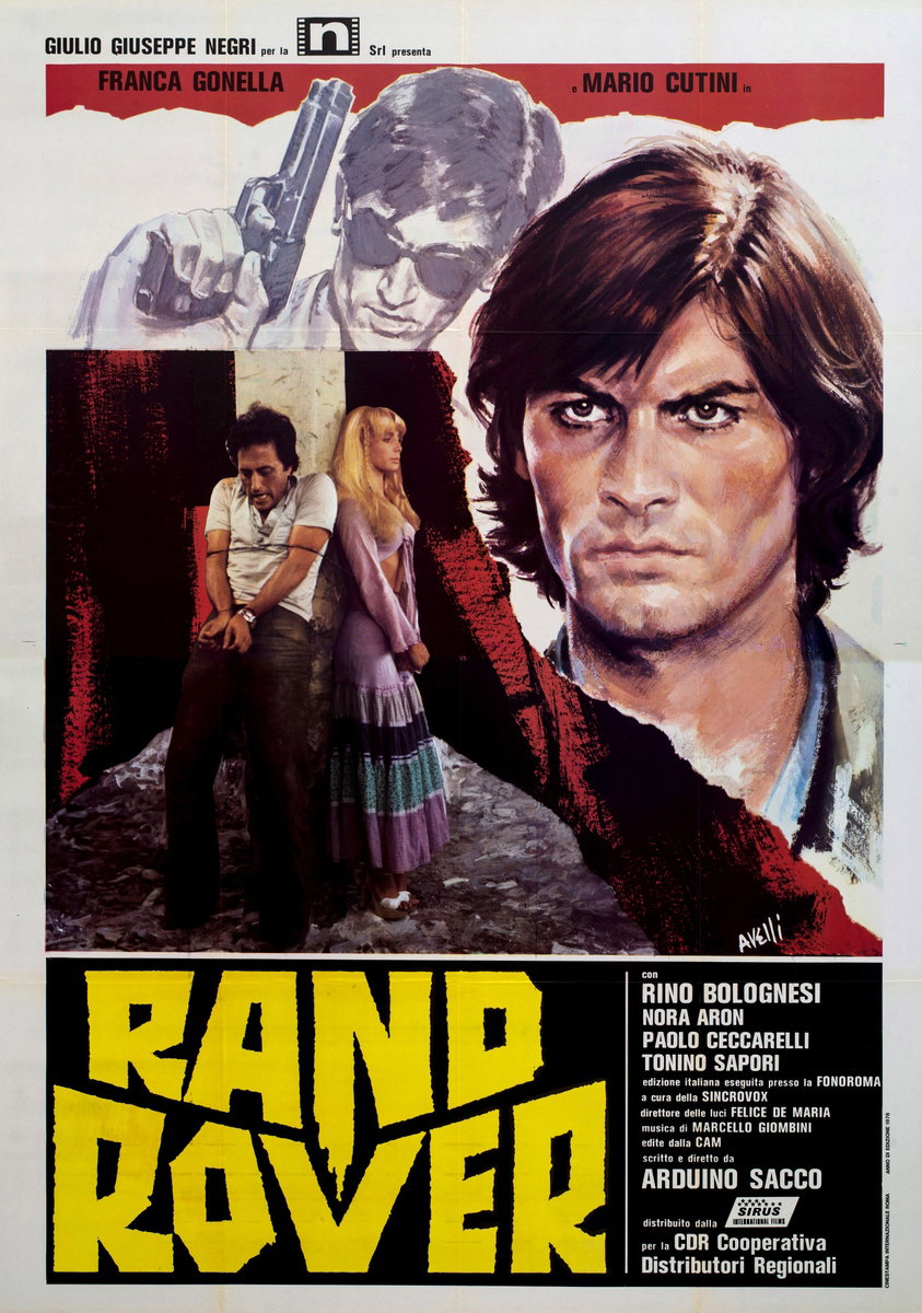 Manifesto 2 per il film Rand Rover (1979), dipinto da Agatino Avelli