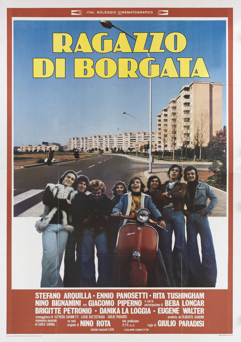 Manifesto 2 per il film Ragazzo di borgata (1976)