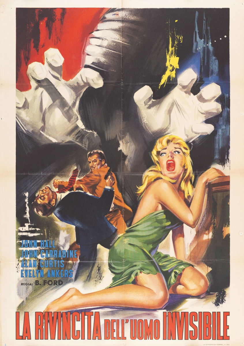 La rivincita dell'uomo invisibile - Manifesto 1
