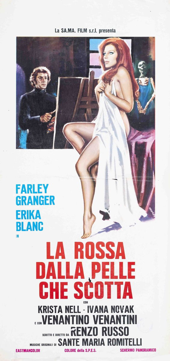 La rossa dalla pelle che scotta - Locandina 1