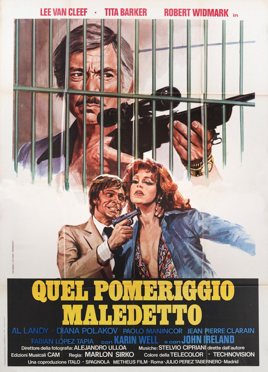 Manifesto 2 per il film Quel pomeriggio maledetto (1977), dipinto da Mario Piovano
