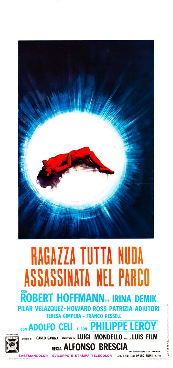 Ragazza tutta nuda assassinata nel parco - Locandina 1