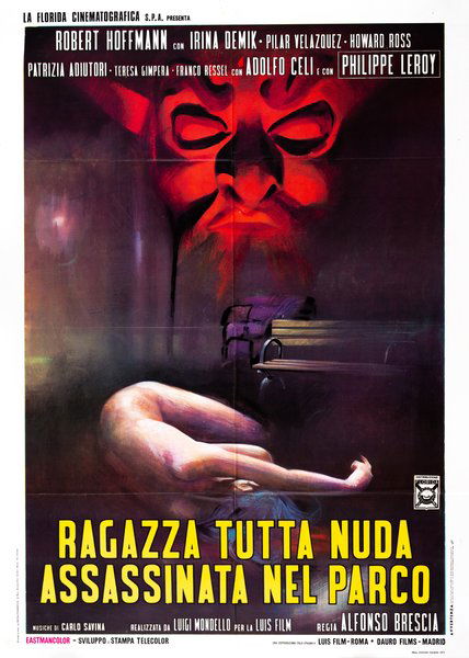 Ragazza tutta nuda assassinata nel parco