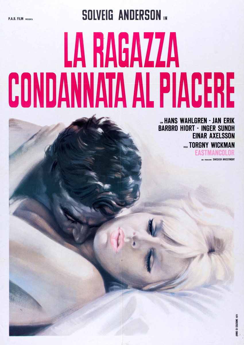 Manifesto 2 per il film La ragazza condannata al piacere (1972)
