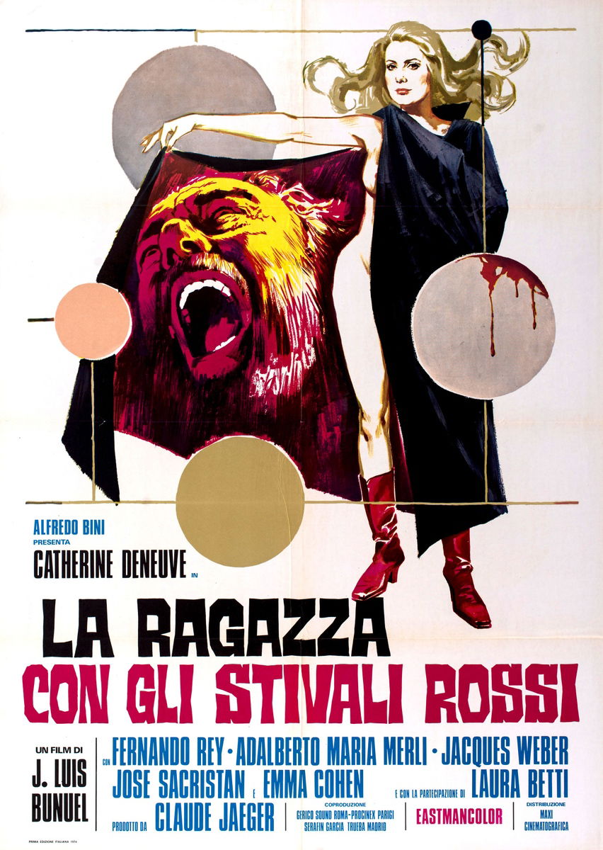 La ragazza con gli stivali rossi - Manifesto 1