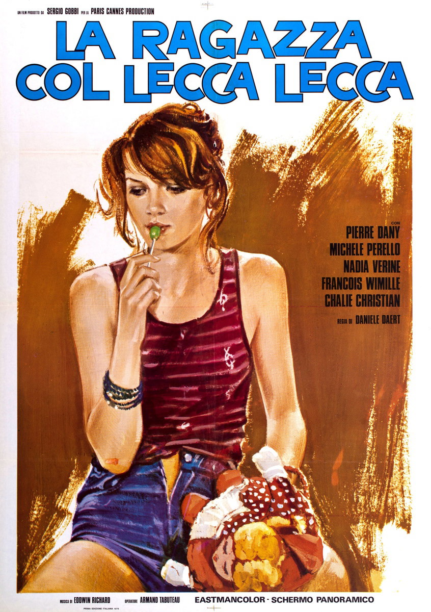 Manifesto 2 per il film La ragazza col lecca lecca (1975)