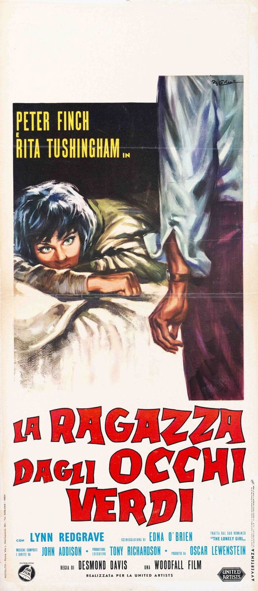 Girl with Green Eyes - Lobby Card 1