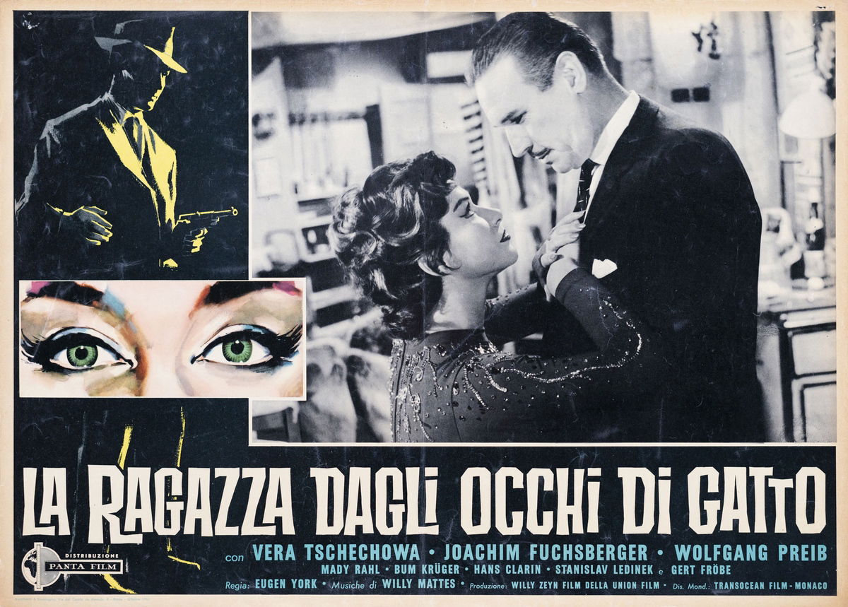 La ragazza dagli occhi di gatto - Fotobusta 1