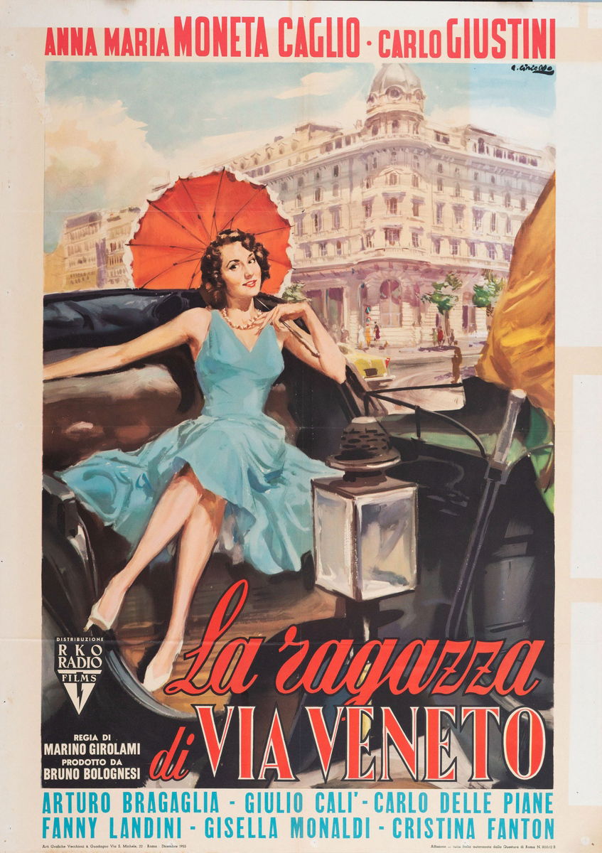 La ragazza di Via Veneto - Manifesto 1