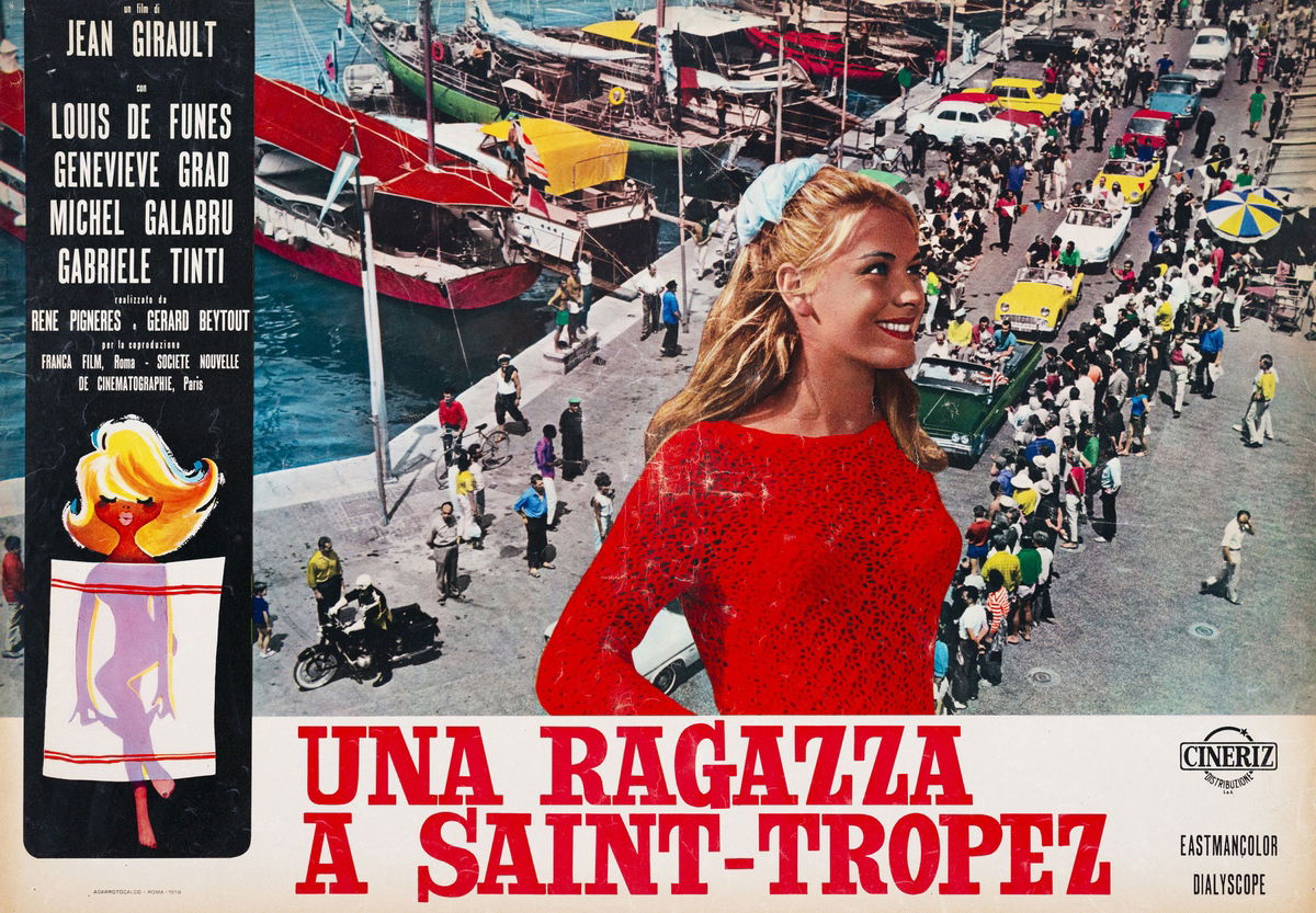 Una ragazza a Saint Tropez - Fotobusta 1