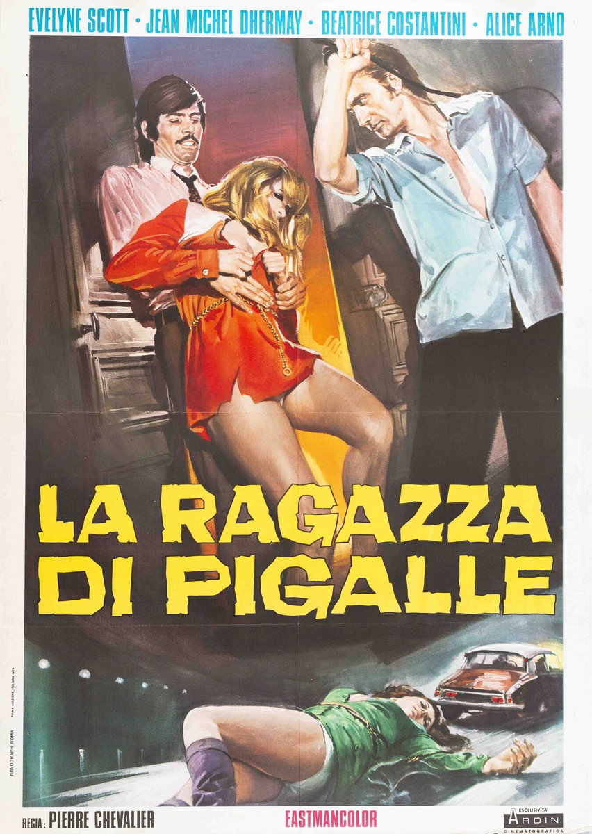 Manifesto 2 per il film La ragazza di Pigalle (1973)