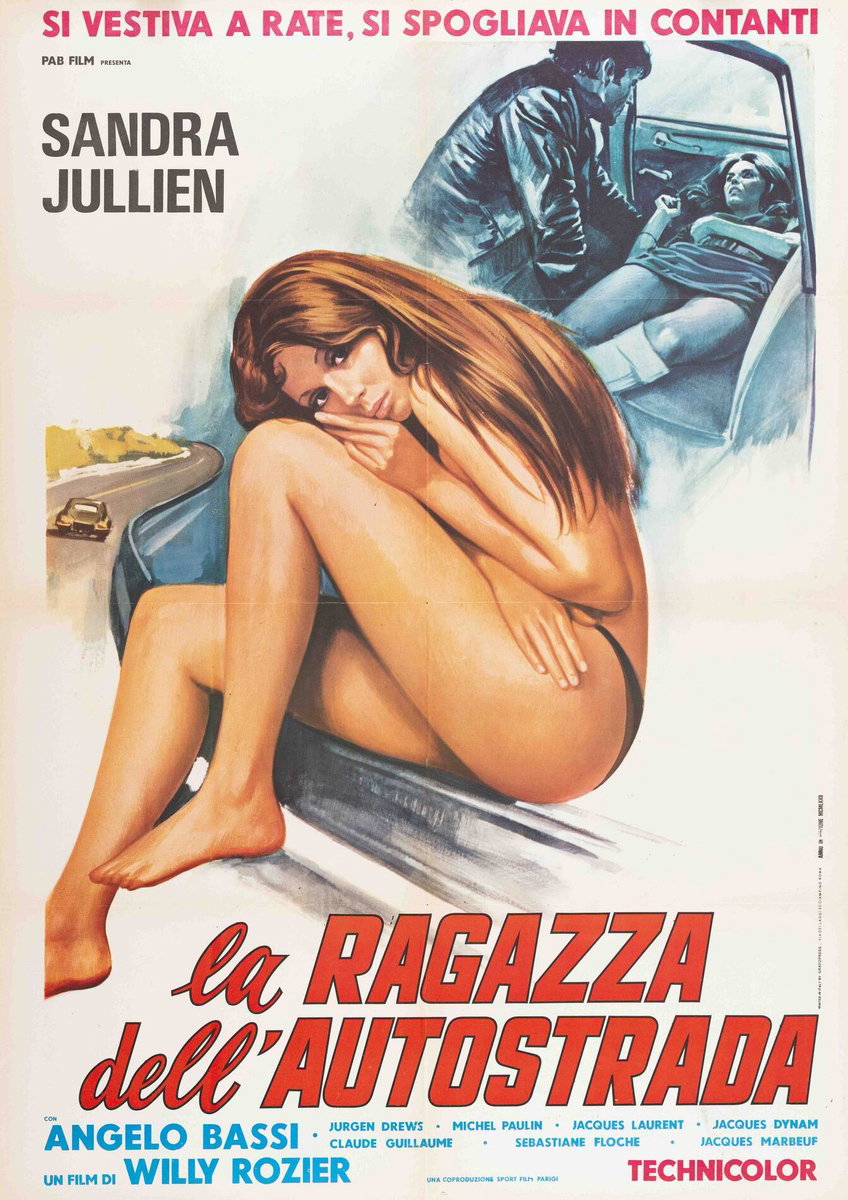 Manifesto 2 per il film La ragazza dell'autostrada (1972)