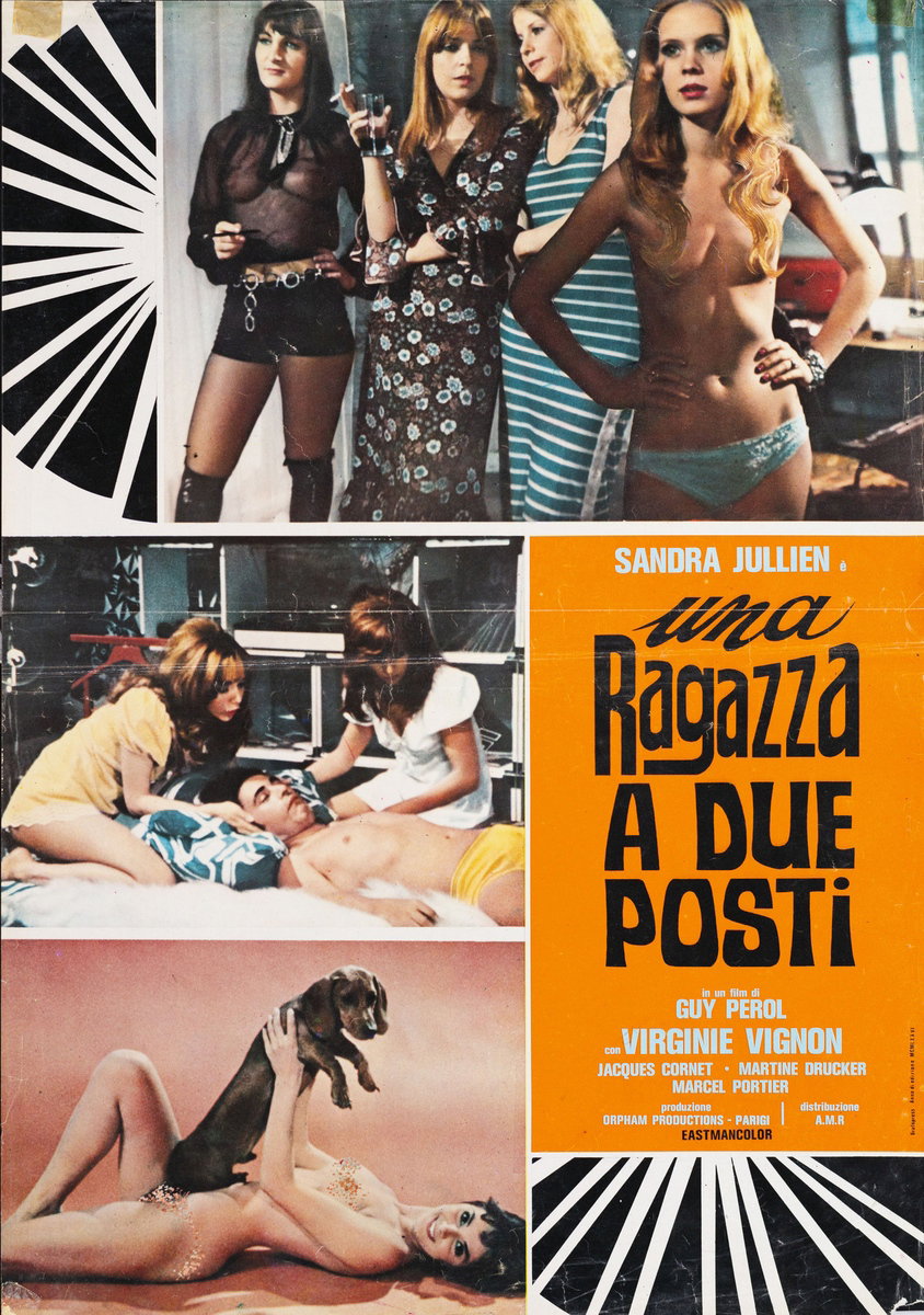 Fotobusta 2 per il film Una ragazza a due posti (1973)
