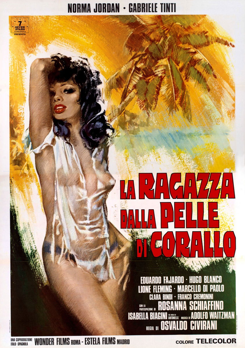 La ragazza dalla pelle di corallo - Manifesto 1