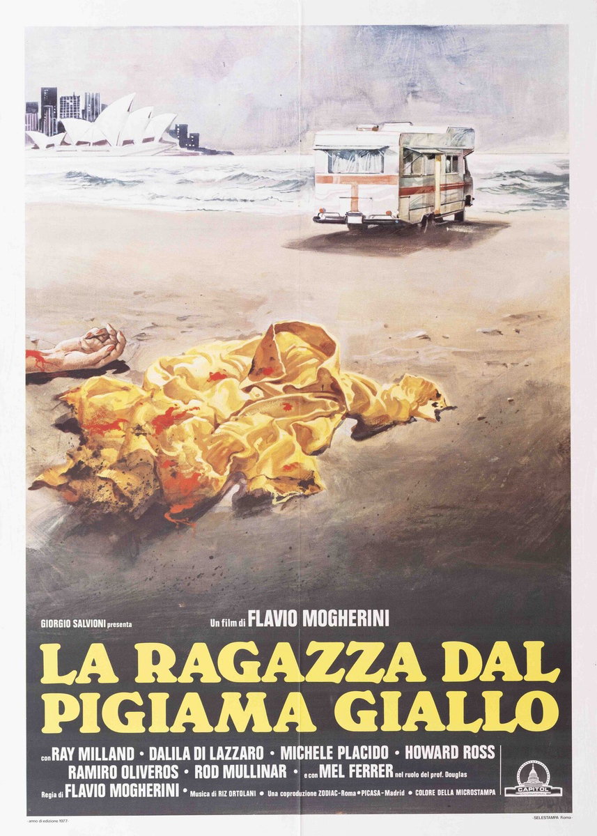Manifesto 2 per il film La ragazza dal pigiama giallo (1977)