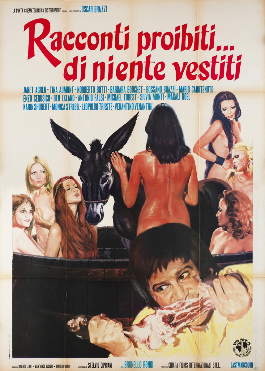Manifesto 2 per il film Racconti proibiti... di niente vestiti (1972)