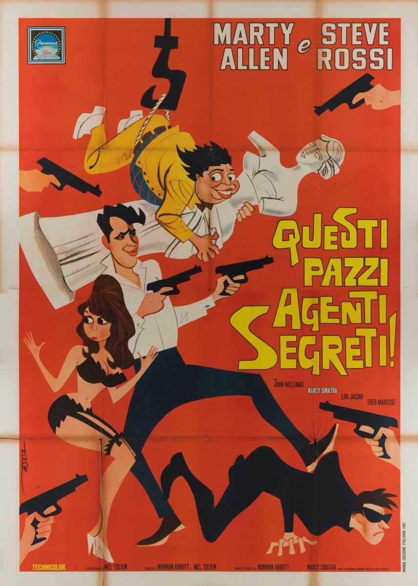 Questi pazzi agenti segreti! - Manifesto 1