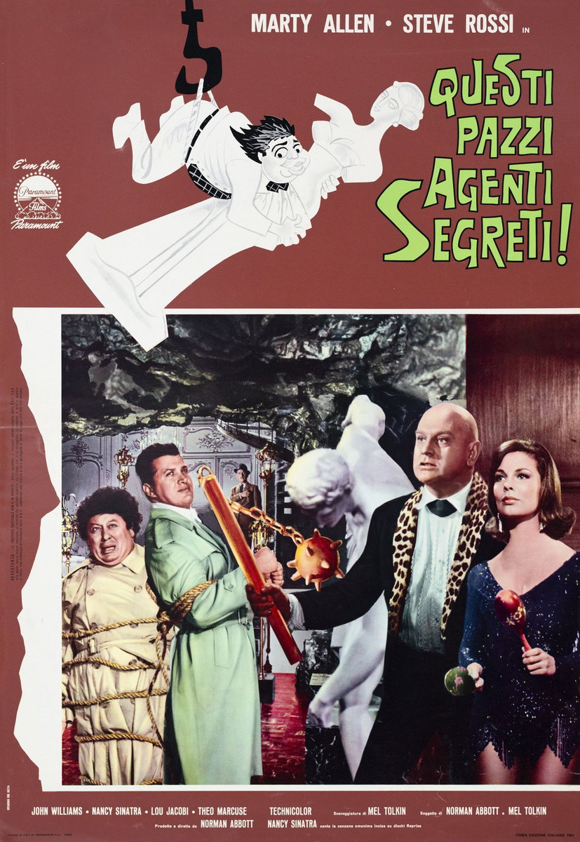 Lobby Card 2 for the film The Last of the Secret Agents? (1966), painted by Enrico De Seta