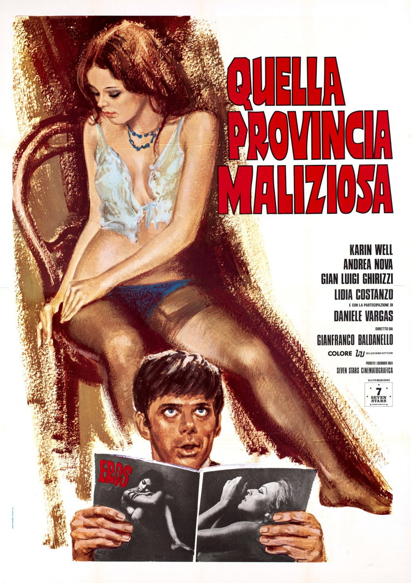 Manifesto 3 per il film Quella provincia maliziosa (1975)