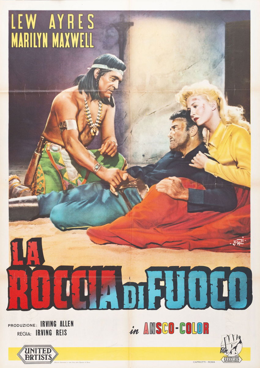 La roccia di fuoco - Manifesto 1