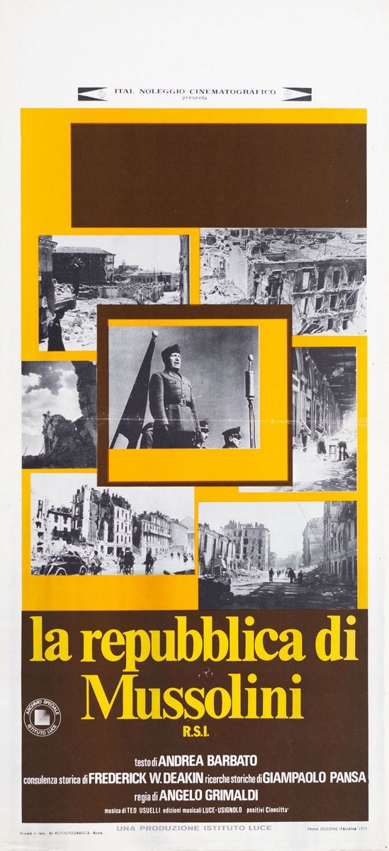 La repubblica di Mussolini - Locandina 1