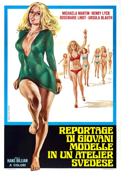 Reportage di giovani modelle in un atelier svedese