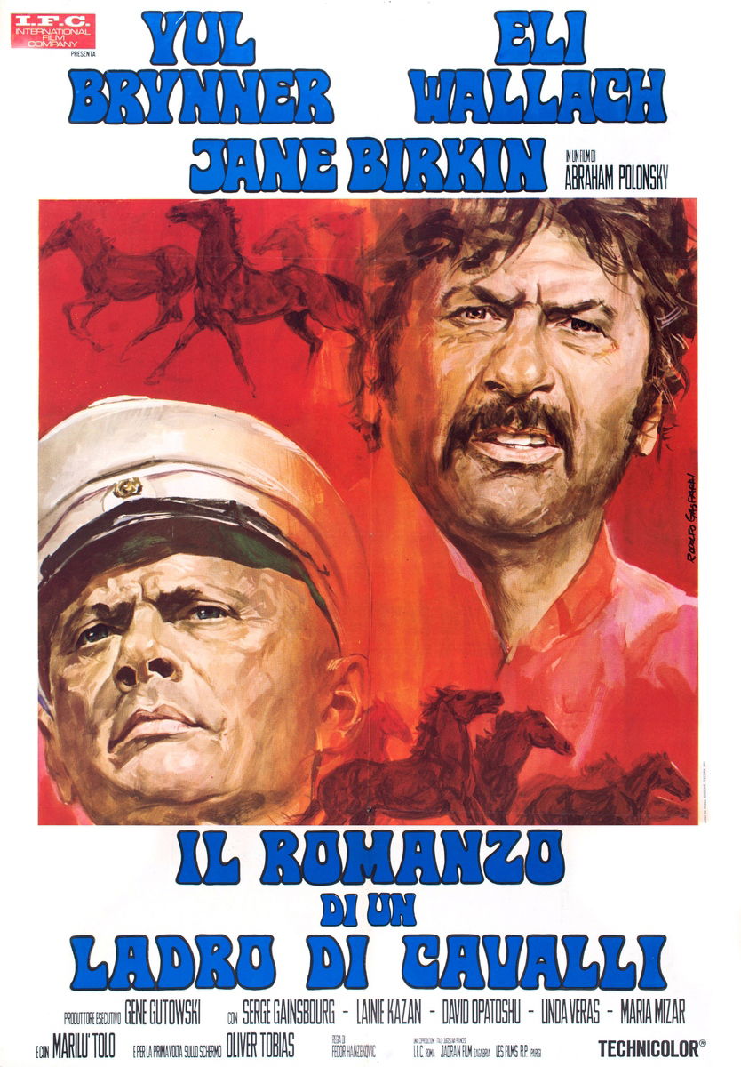 Il romanzo di un ladro di cavalli - Manifesto 1