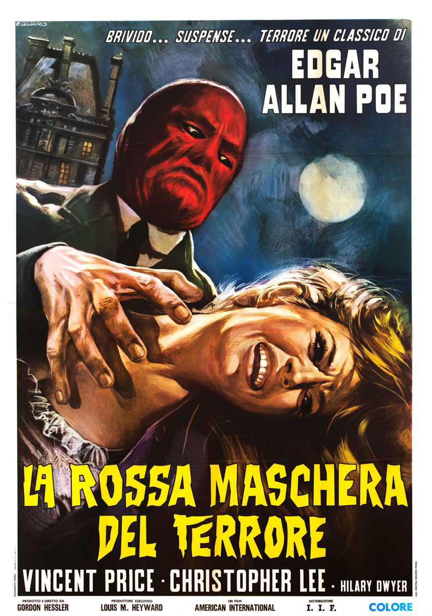 La rossa maschera del terrore - Manifesto 1
