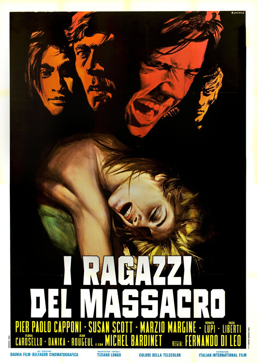 Poster 2 for the film Naked Violence (1969), painted by Renato Casaro (Renè)