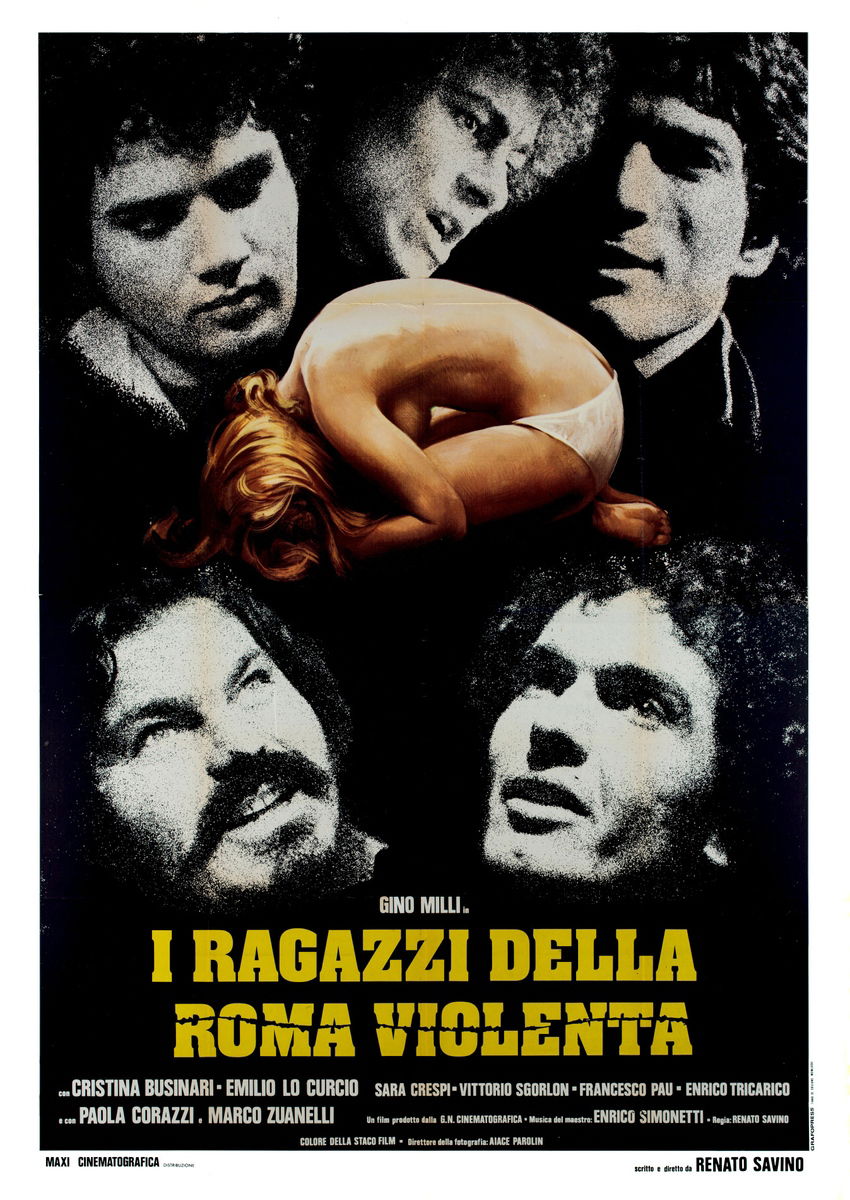 I ragazzi della Roma violenta - Manifesto 1