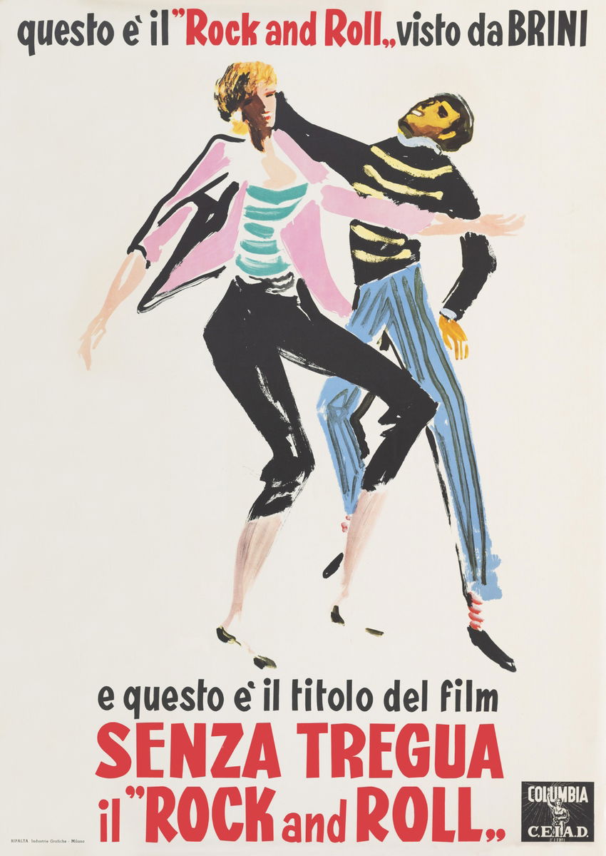 Senza tregua il rock and roll - Manifesto 1