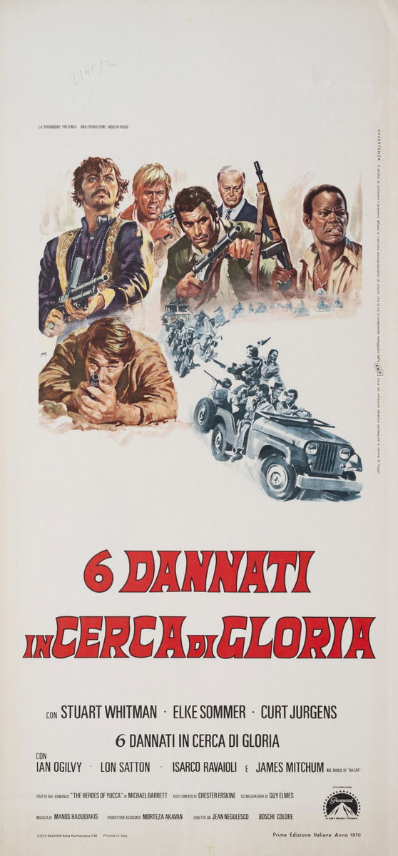 The Invincible Six - Lobby Card 1