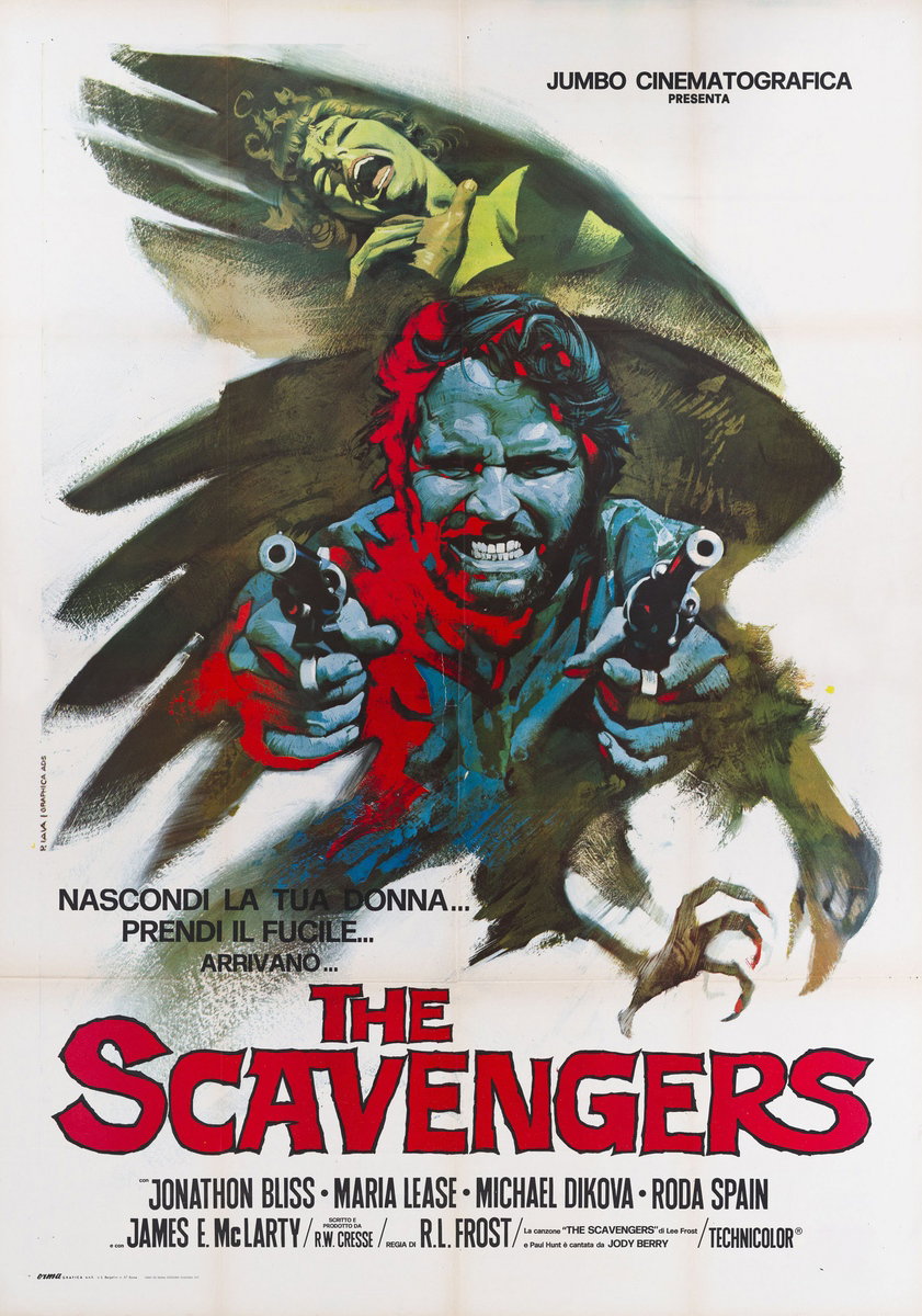 Poster 2 for the film The Scavengers (1969), painted by Piero Ermanno Iaia