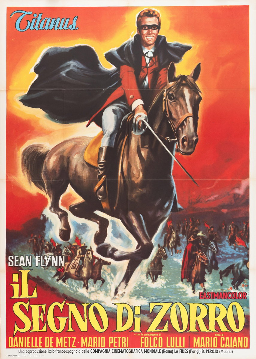 Manifesto 5 per il film Il segno di Zorro (1963)