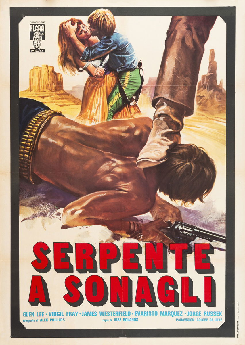 Serpente a sonagli - Manifesto 1