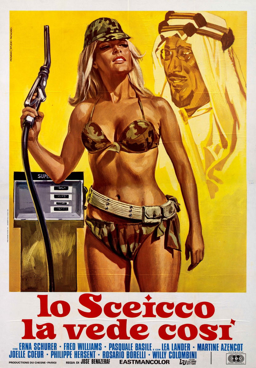 Lo sceicco la vede così' - Manifesto 1