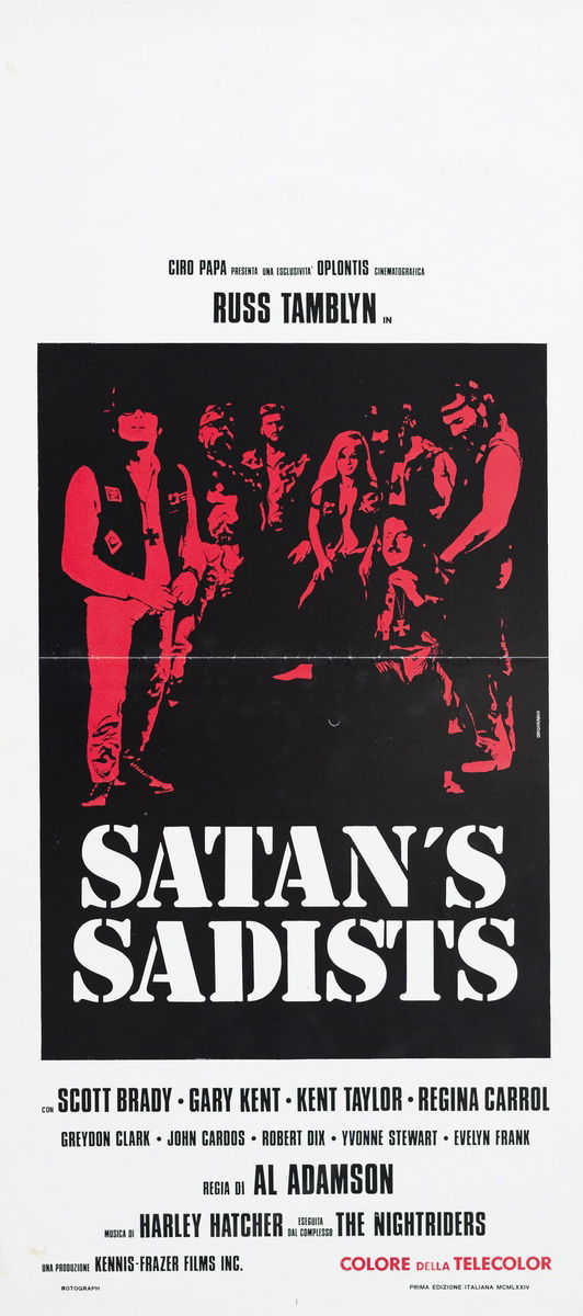 Satan's Sadists - Locandina 1
