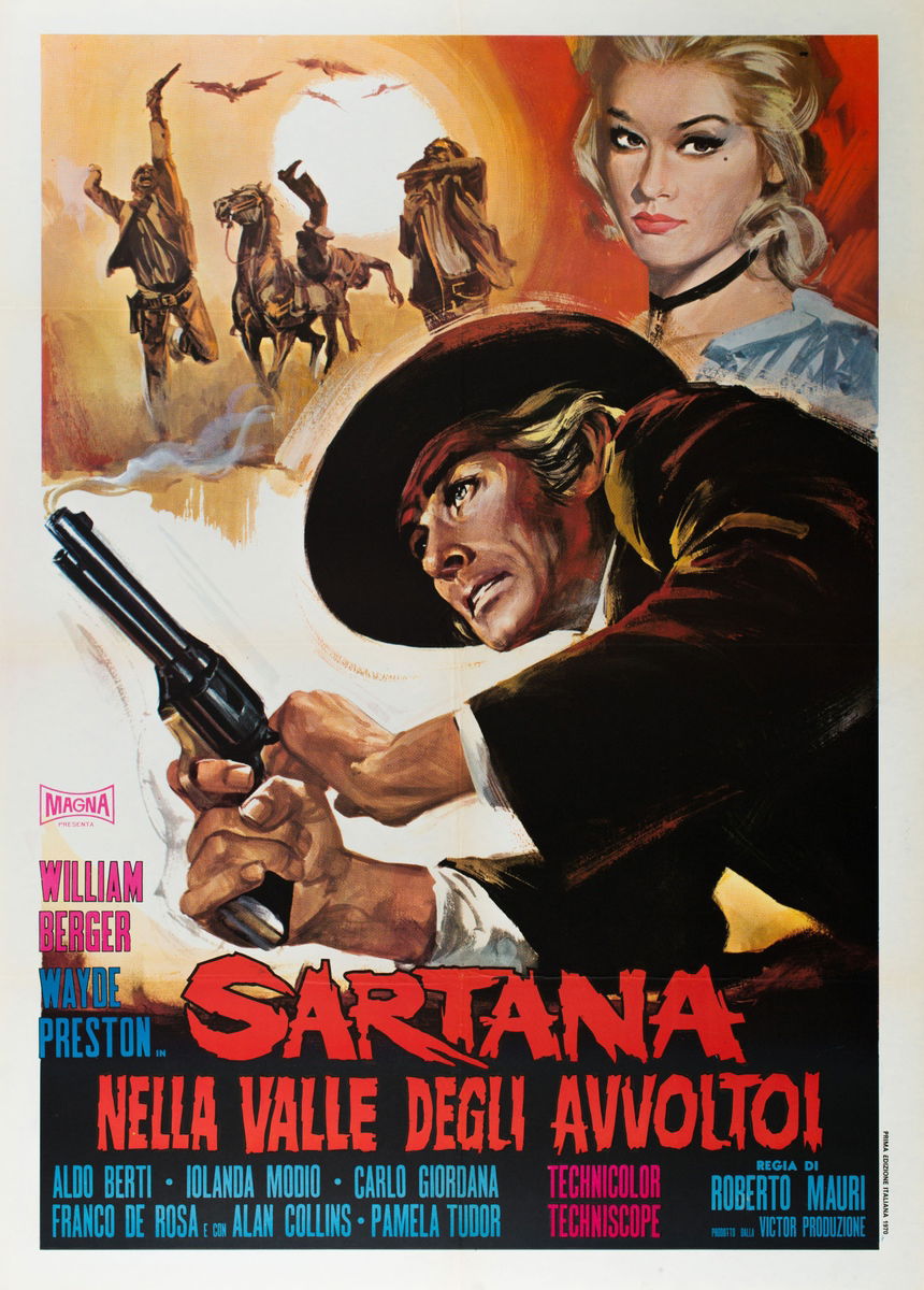 Sartana nella valle degli avvoltoi - Manifesto 1