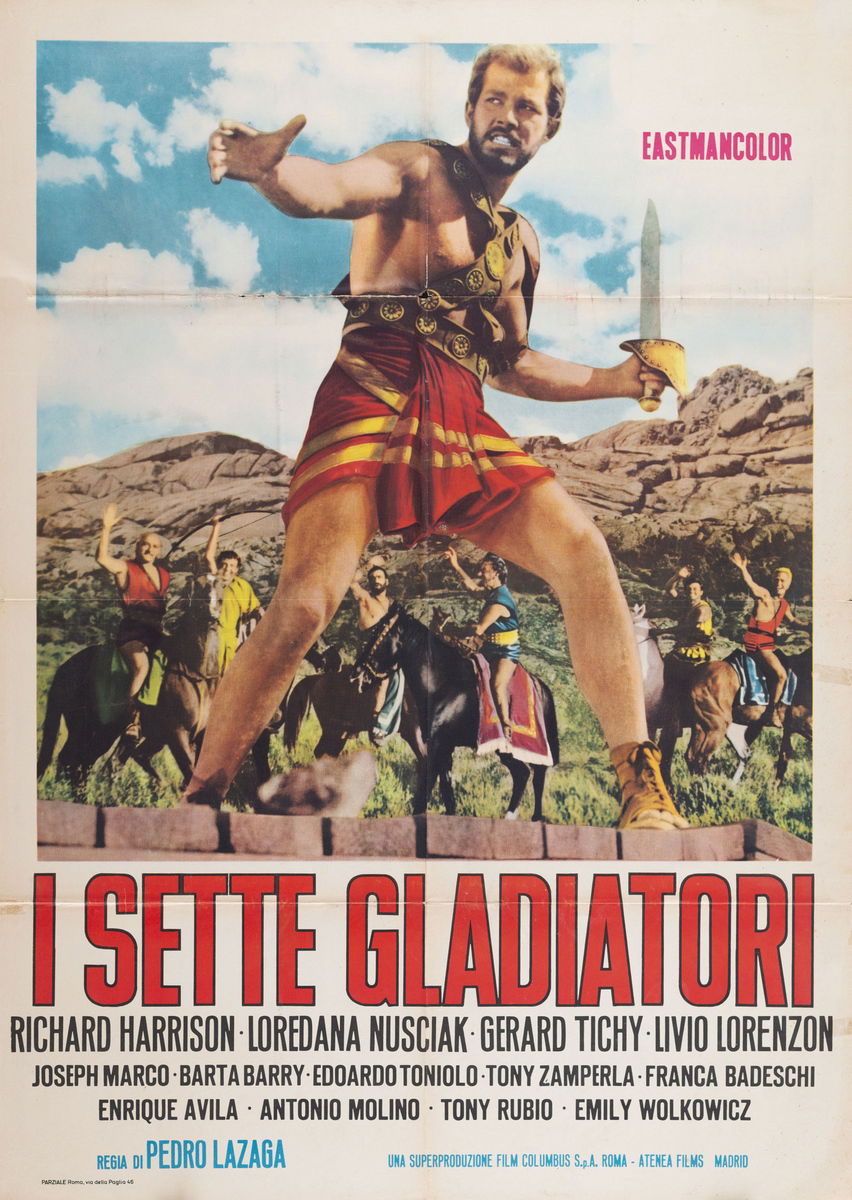 I sette gladiatori - Manifesto 1