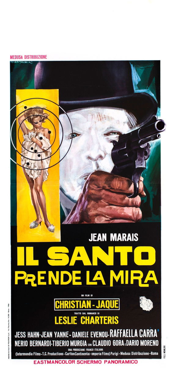 Il santo prende la mira - Manifesto 1