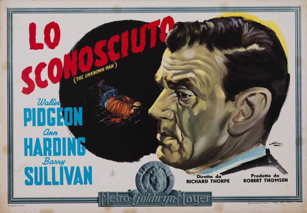 Lo sconosciuto - Fotobusta 1