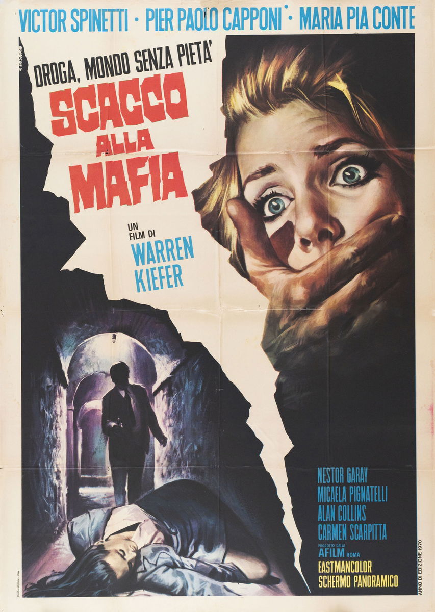 Scacco alla mafia - La morte improvvisa - Manifesto 1