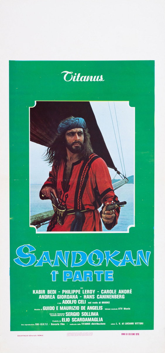 Locandina 2 per il film Sandokan - Prima parte (1976)