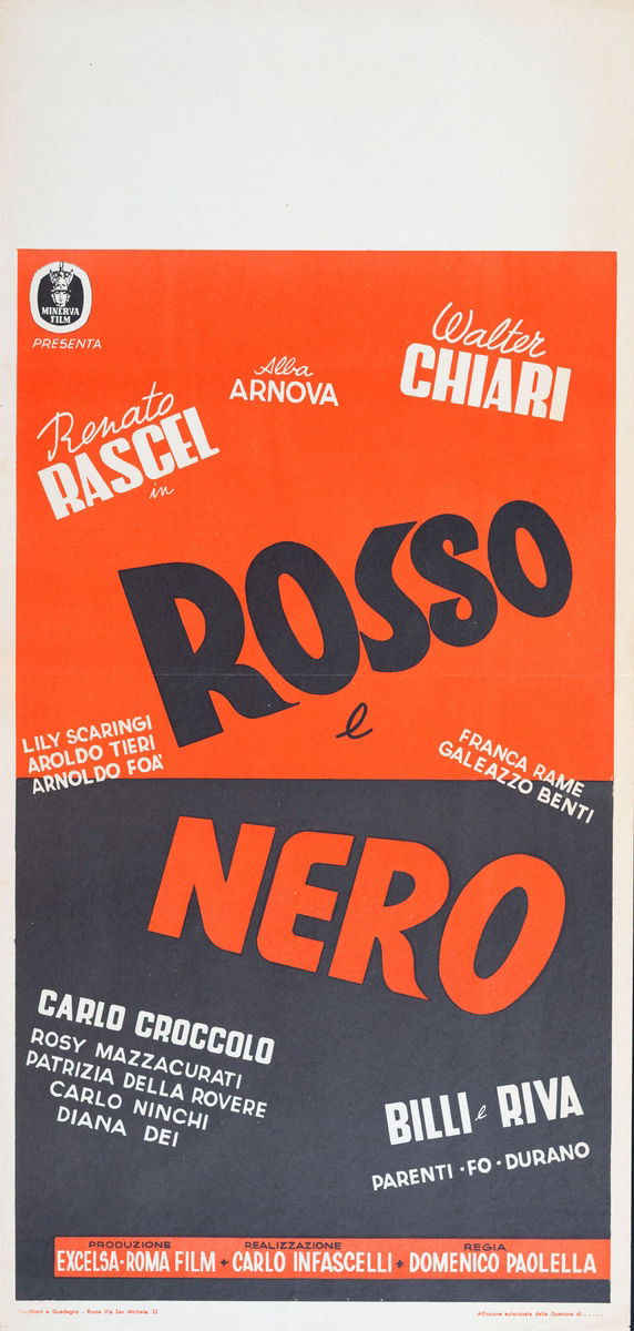 Rosso e nero - Lobby Card 1
